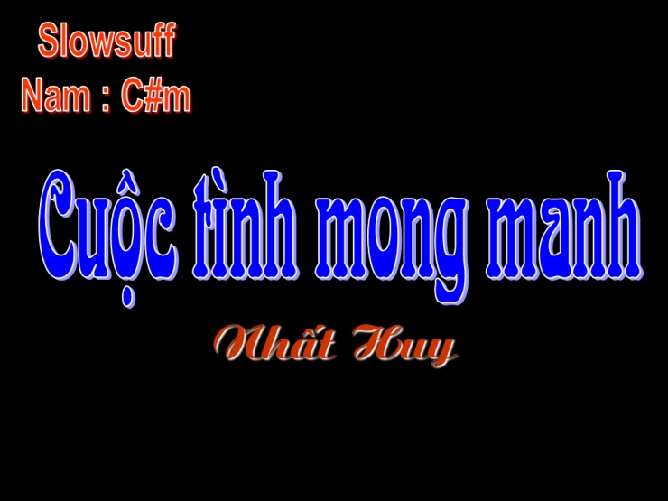 Cuộc Tình Mong Manh
