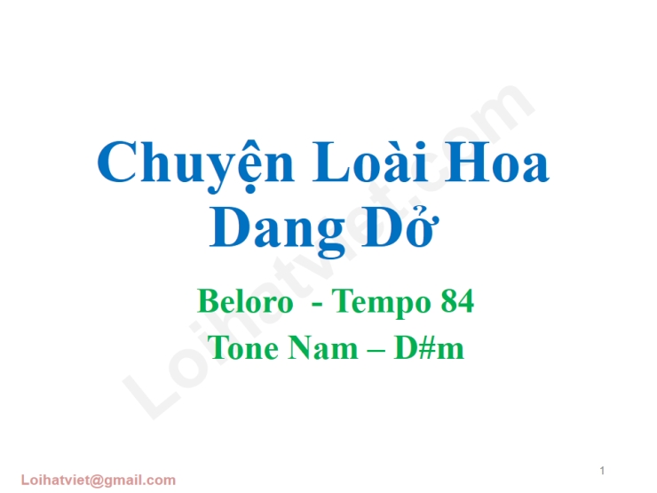 Chuyện Loài Hoa Dang Dở