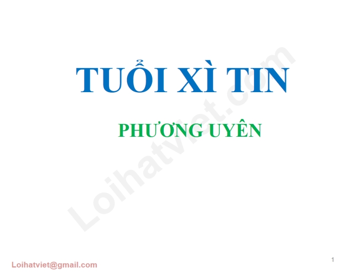 Tuổi Xì Tin