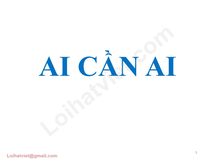 Ai cần ai