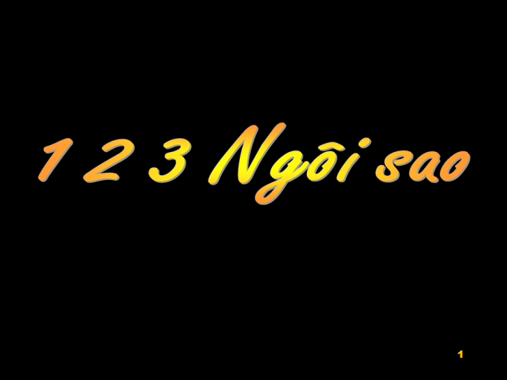 1, 2, 3 Ngôi Sao
