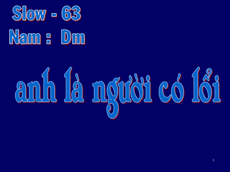 Anh Là Người Có Lỗi