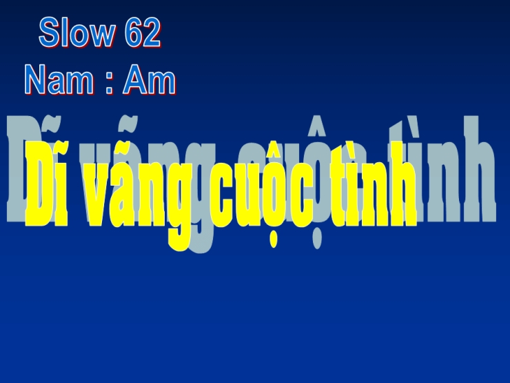 Dĩ Vãng Cuộc Tình