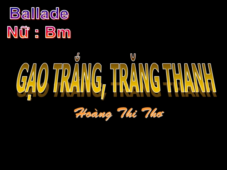Gạo Trắng Trăng Thanh