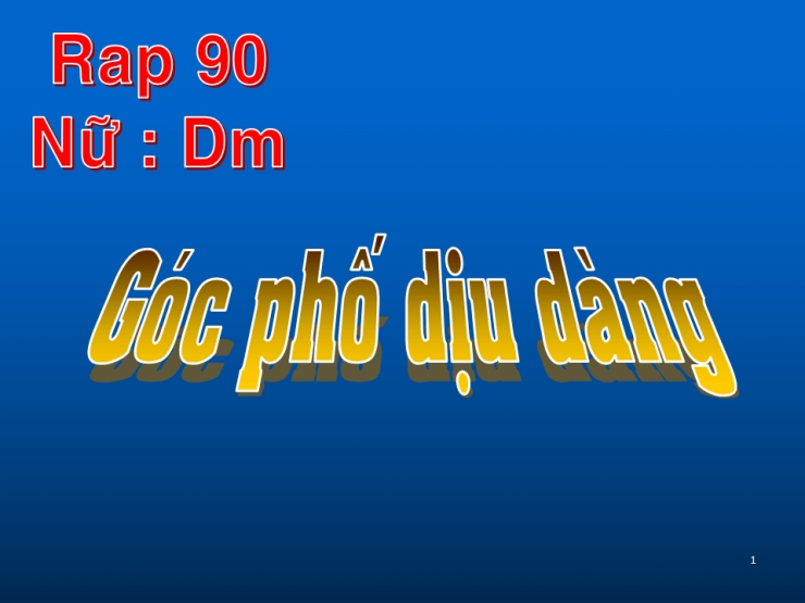 Góc Phố Dịu Dàng