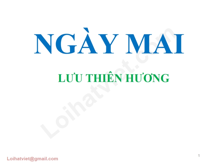 Ngày Mai