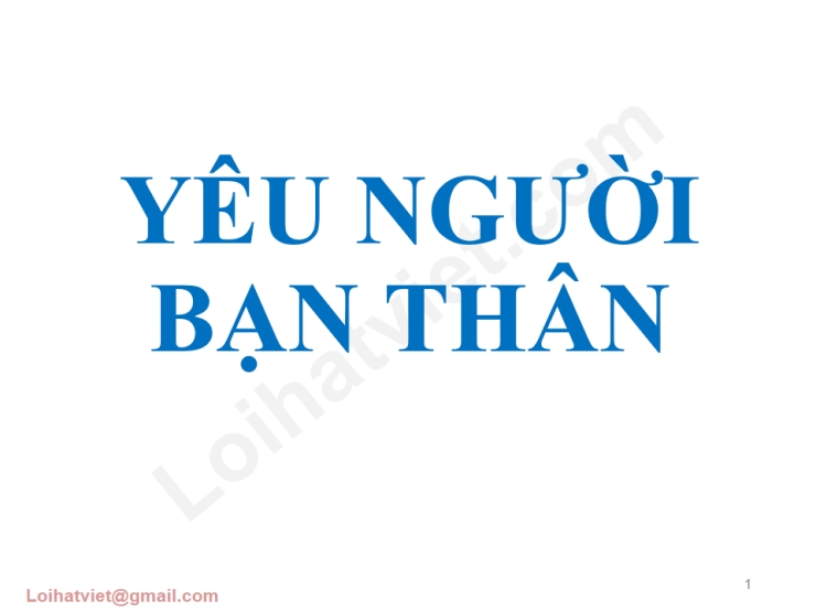 Yêu người bạn thân