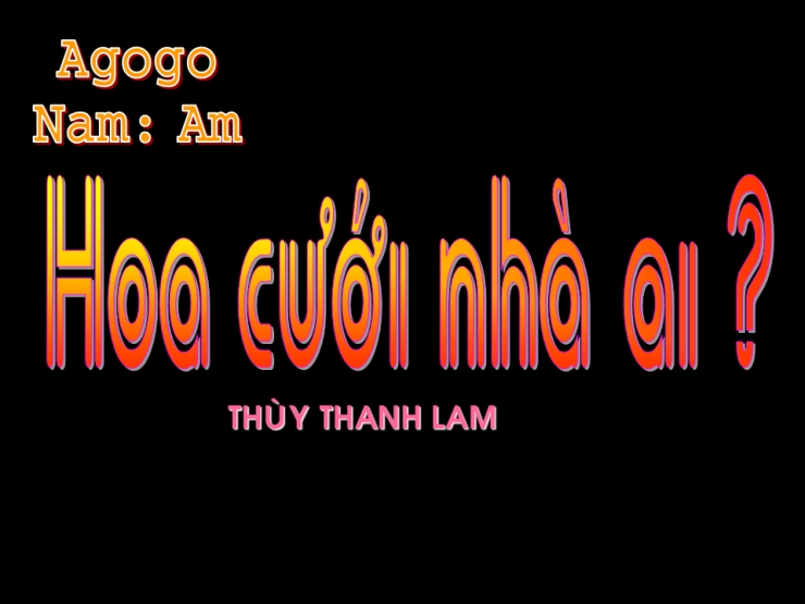 Hoa Cưới Nhà Ai