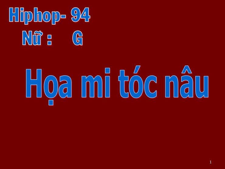 Họa Mi Tóc Nâu