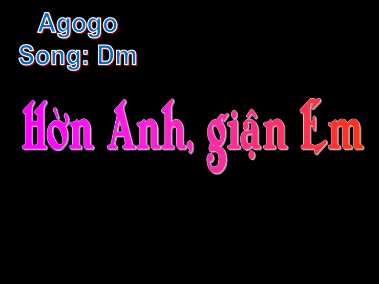 Hờn Anh Giận Em