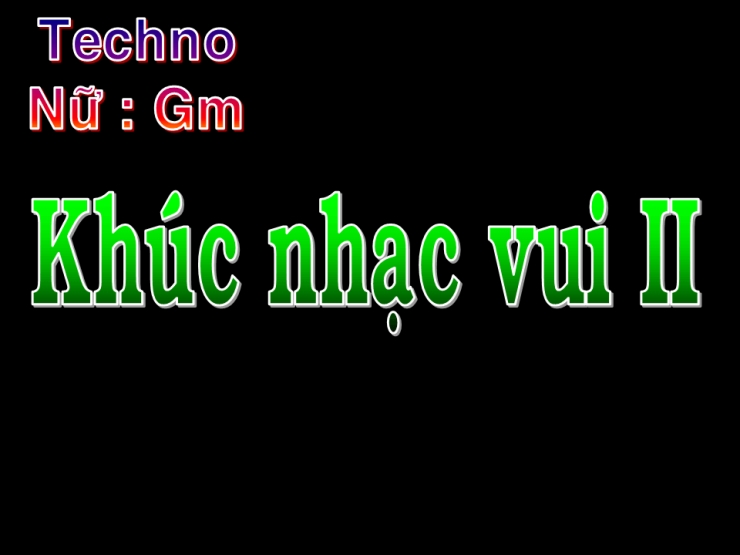 Khúc Nhạc Vui