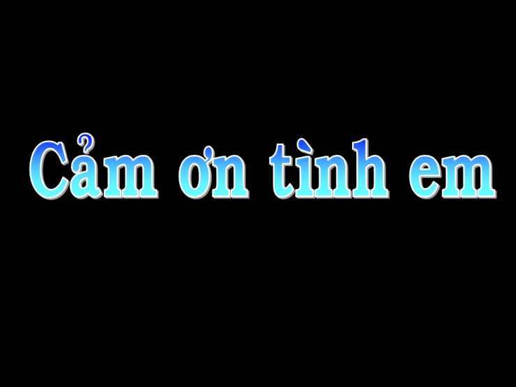 Cảm Ơn Tình Em