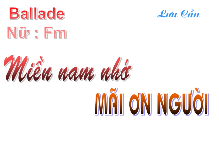 Miền Nam Nhớ Mãi Ơn Người