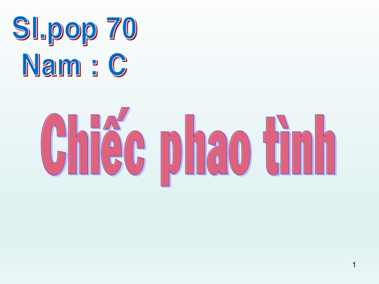Chiếc Phao Tình