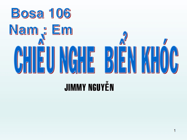Chiều Nghe Biển Khóc
