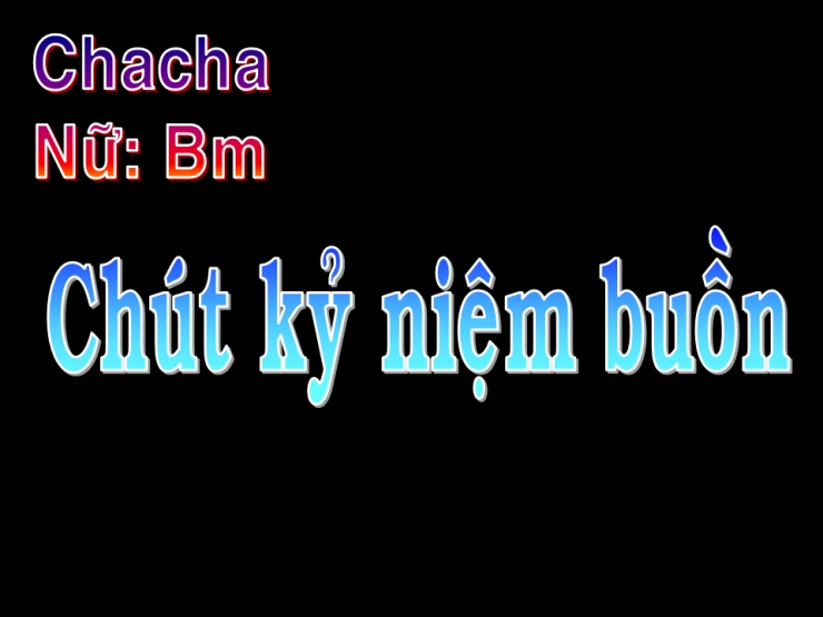 Chút Kỷ Niệm Buồn