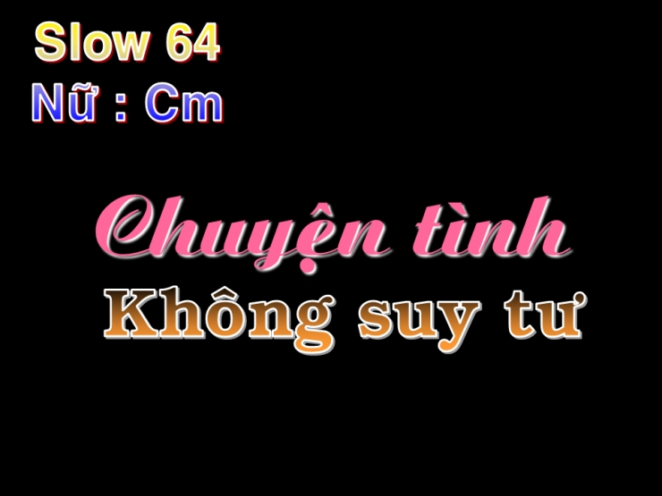 Chuyện Tình Không Suy Tư