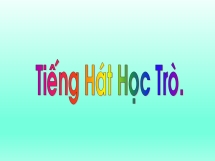 Tiếng Hát Học Trò