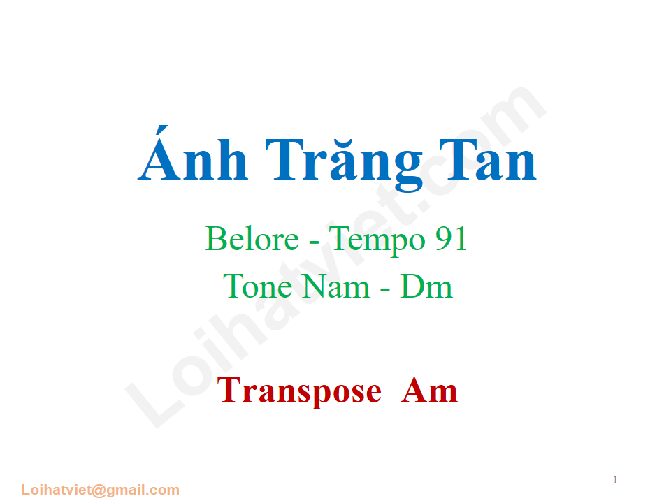 Ánh trăng tan