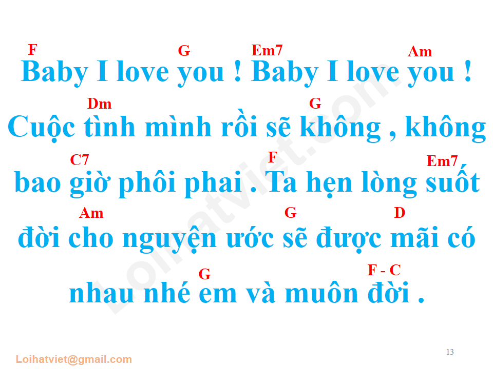 Baby anh yêu em