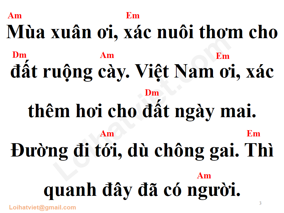 Bài ca dành cho những xác người