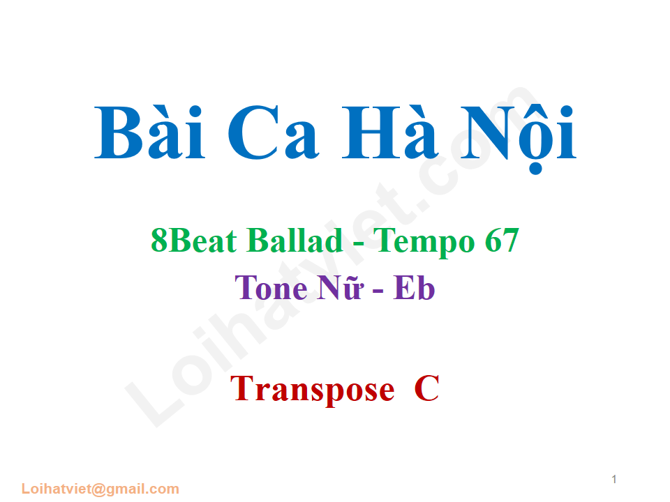 Bài ca hà nội