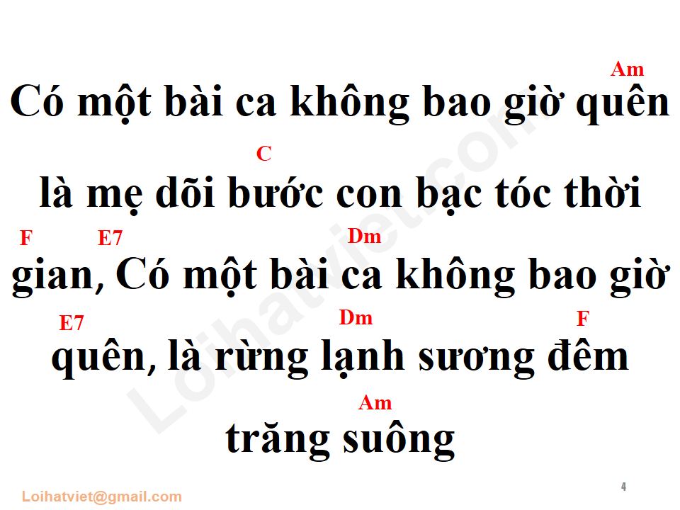 Bài ca không quên