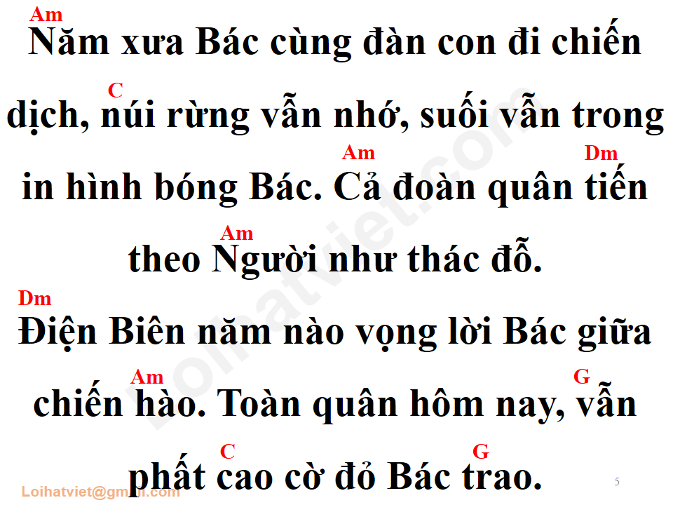 Bác đang cùng chúng cháu hành quân