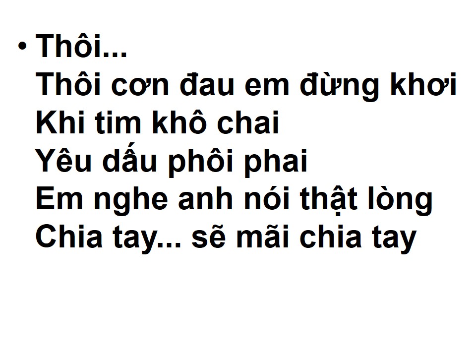 Anh Không Còn Yêu Em