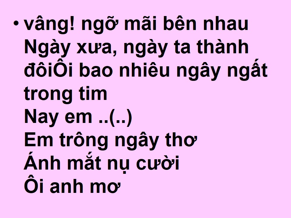 Anh Không Còn Yêu Em