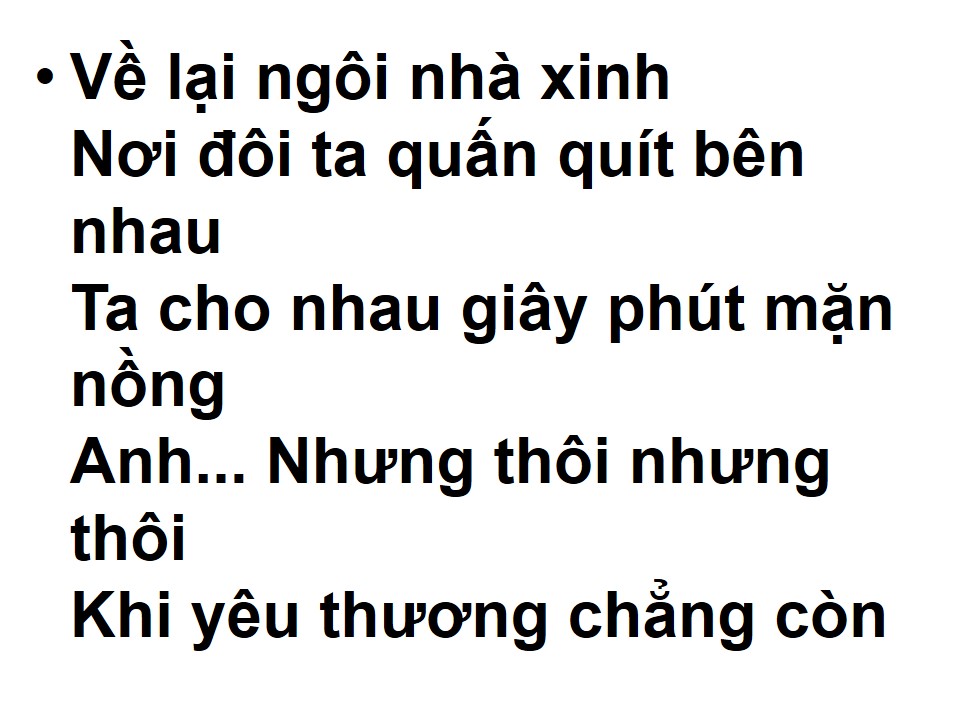 Anh Không Còn Yêu Em
