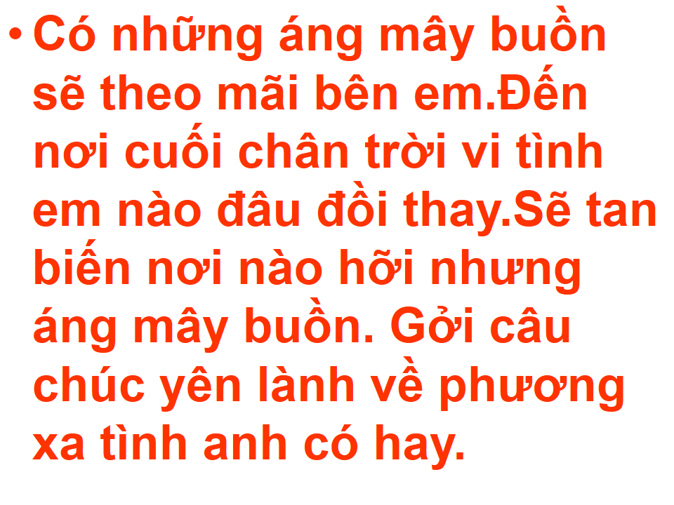 Áng Mây Buồn