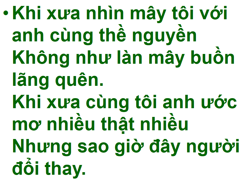 Áng Mây Buồn