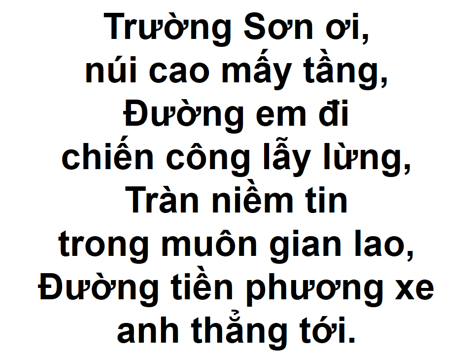 Đường Trường Sơn Xe Anh Qua