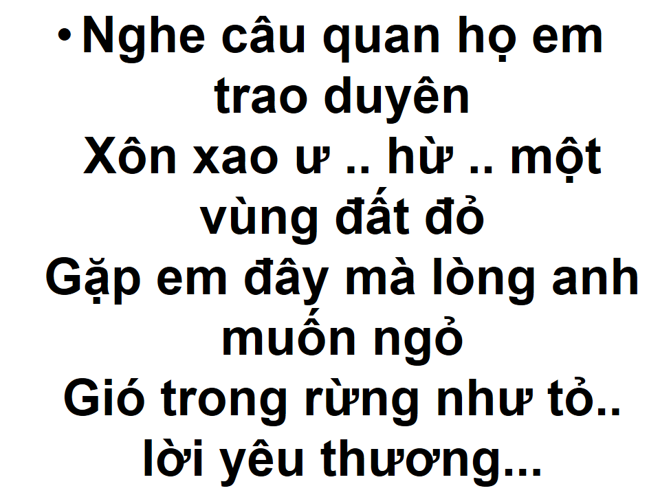 Nghe Câu Quan Họ Trên Cao Nguyên