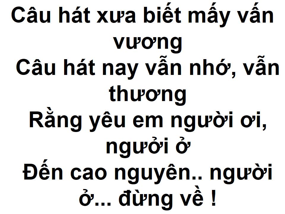 Nghe Câu Quan Họ Trên Cao Nguyên