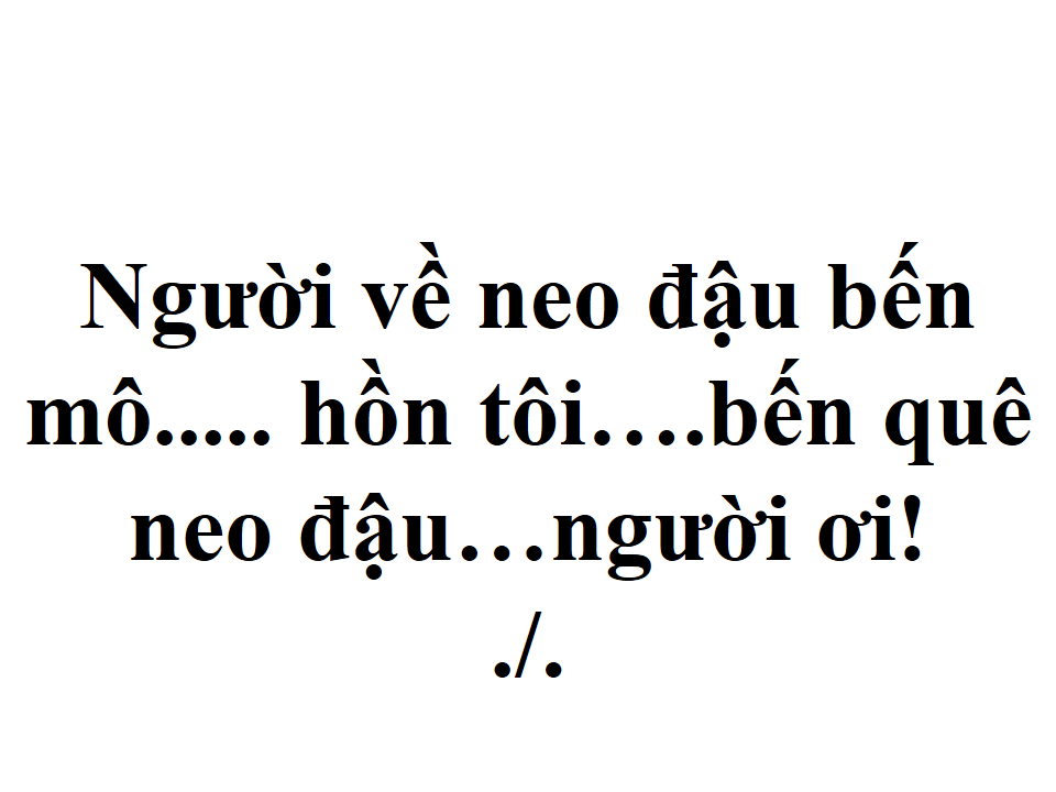 Neo Đậu Bến Quê