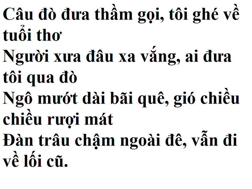Neo Đậu Bến Quê