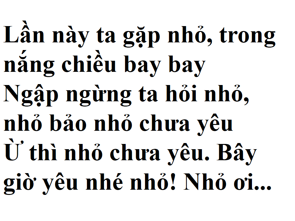 Nhỏ Ơi