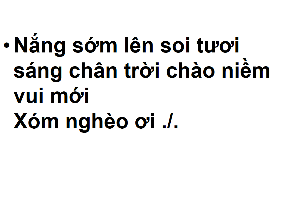 Nắng Lên Xóm Nghèo