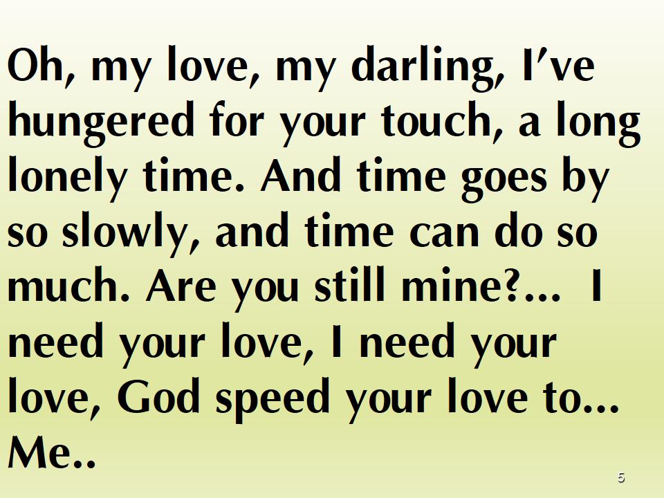 Nhạc Tình Muôn Thuở (Anh Dấu yếu || unchained melody lyrics the righteous brothers)