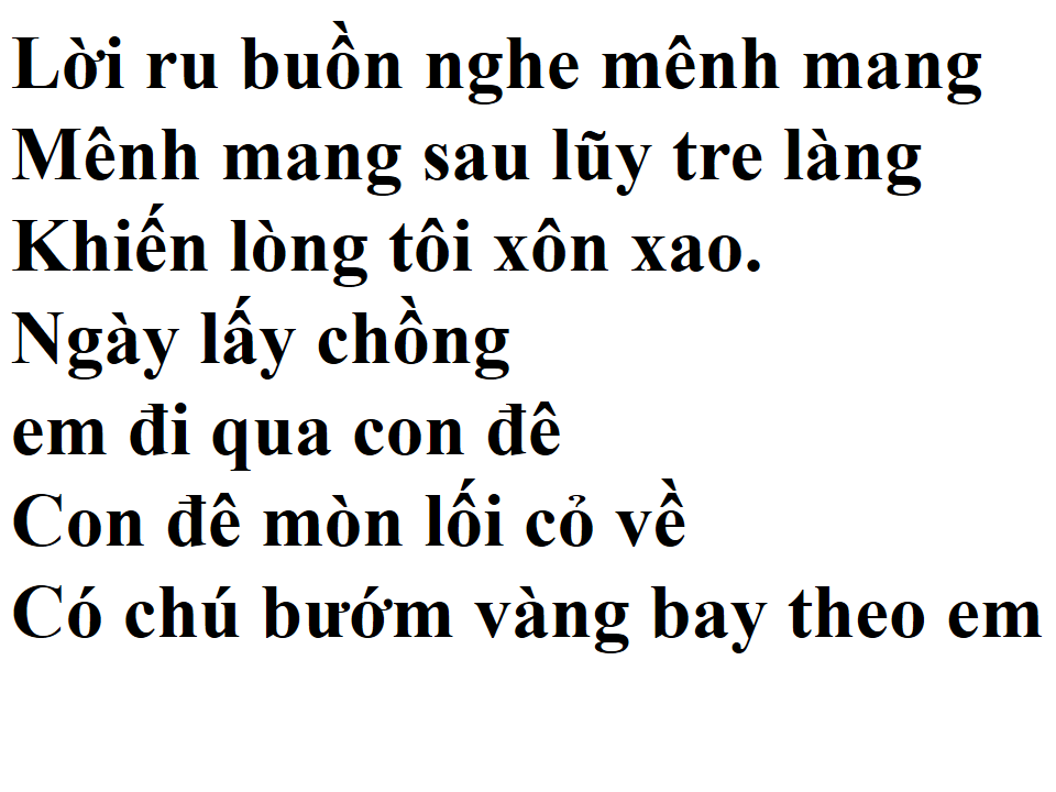 Sao Em Nở Vội Lấy Chồng