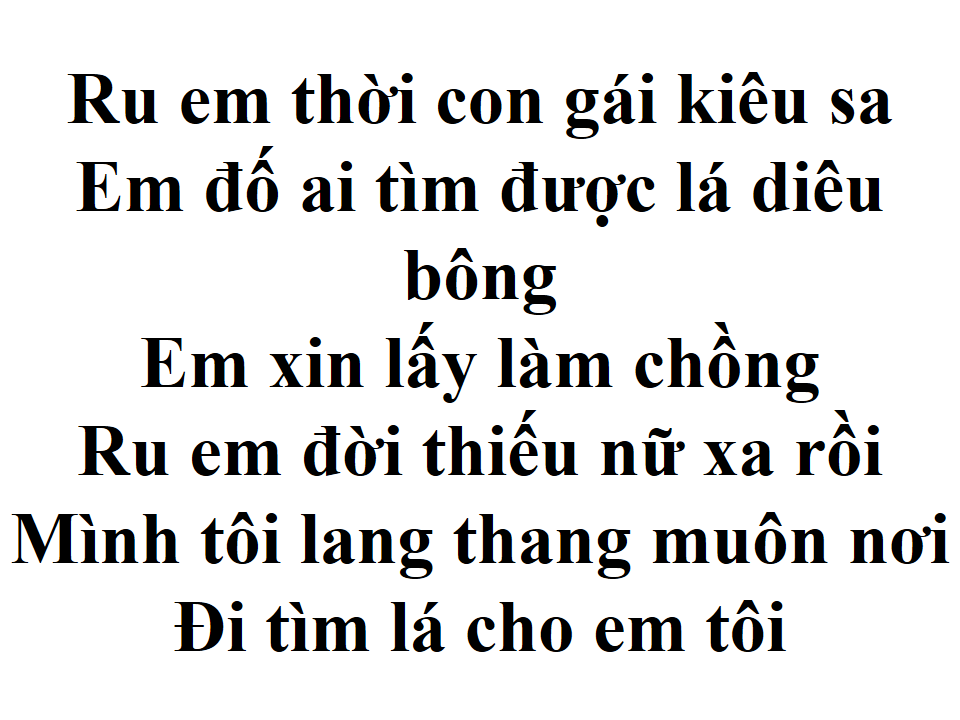 Sao Em Nở Vội Lấy Chồng