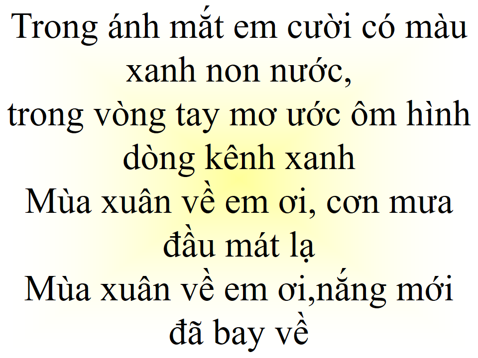 Tình Ca Mùa Xuân