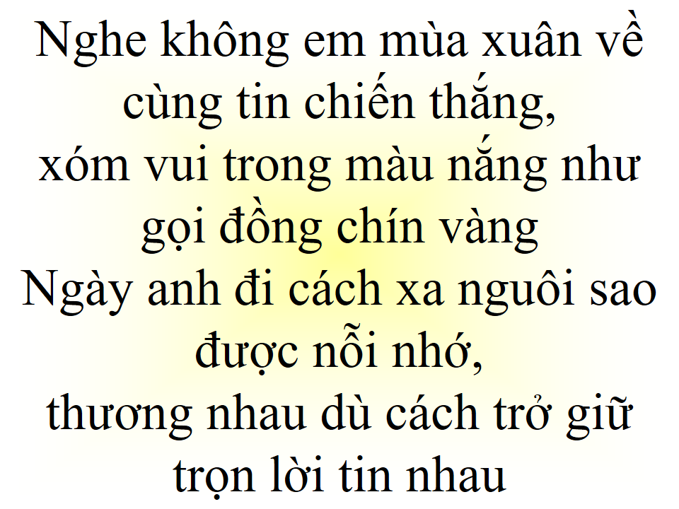 Tình Ca Mùa Xuân