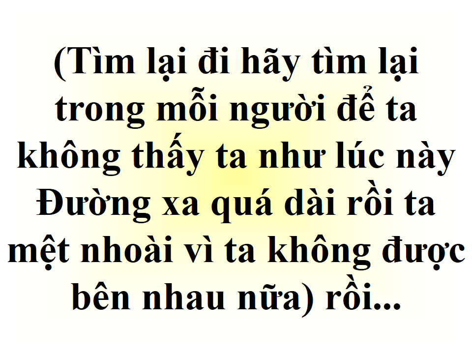 Tìm Lại