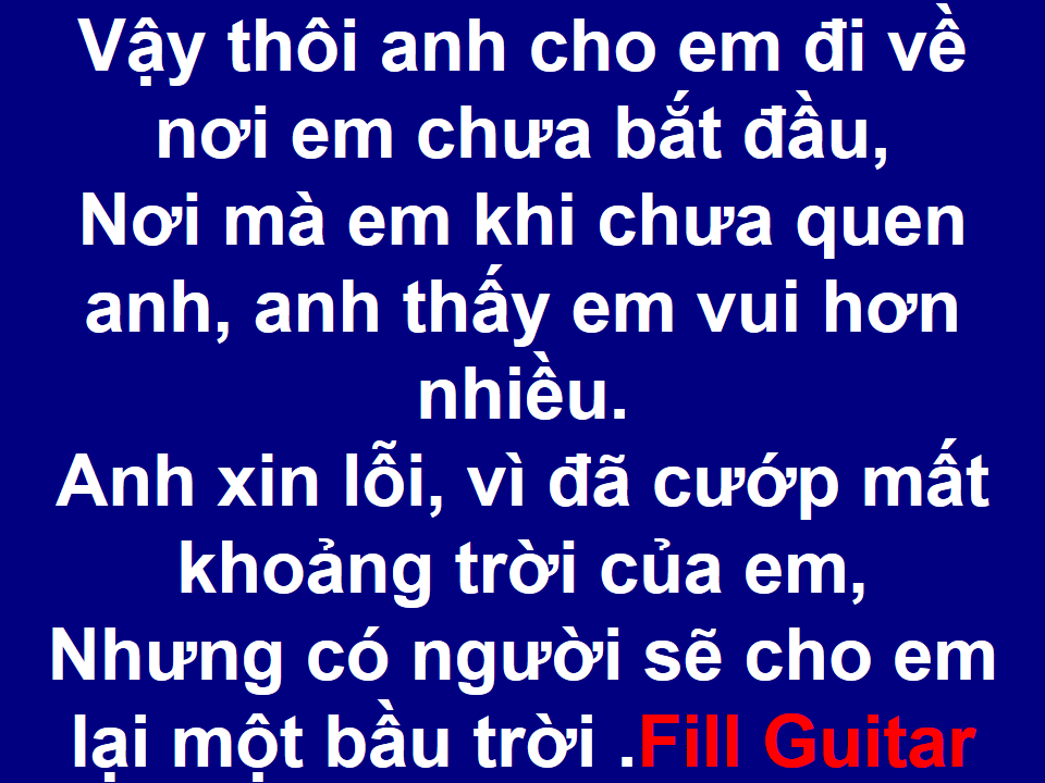 Tìm Lại Bầu Trời