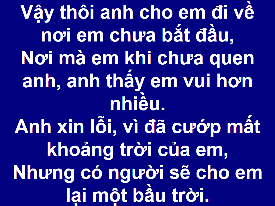 Tìm Lại Bầu Trời