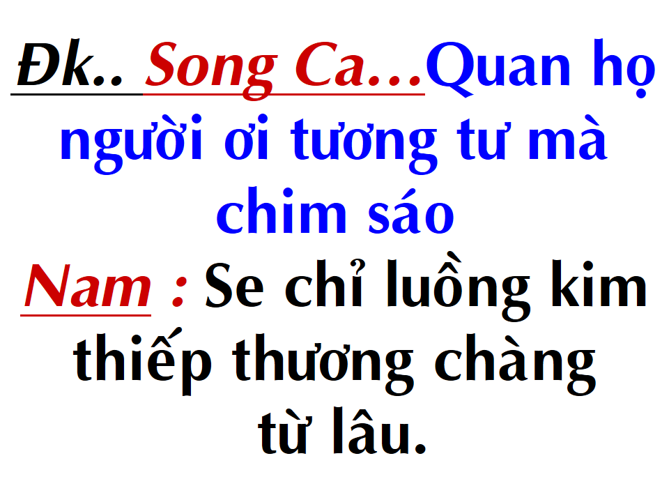 Thương Nhau Lý Tơ Hồng