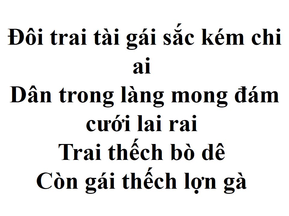 Trai Tài Gái Sắc